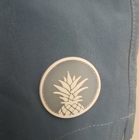 Chubbies Blue Swim Shorts with Pink Waistband XXL 5.5" Inseam - Picture 3 of 6